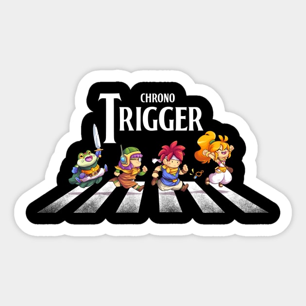 Chrono Trigger Road Sticker by douglasfeer